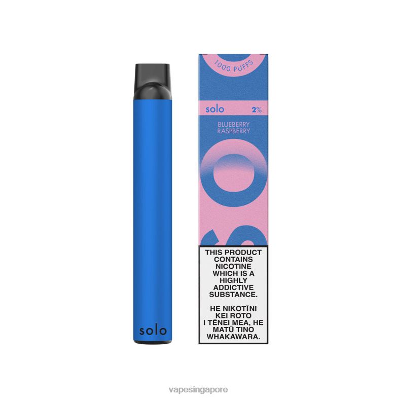 Vape Supplier Singapore BDFBR19 - Solo Disposable Vape Paradise Collection Blueberry Raspberry