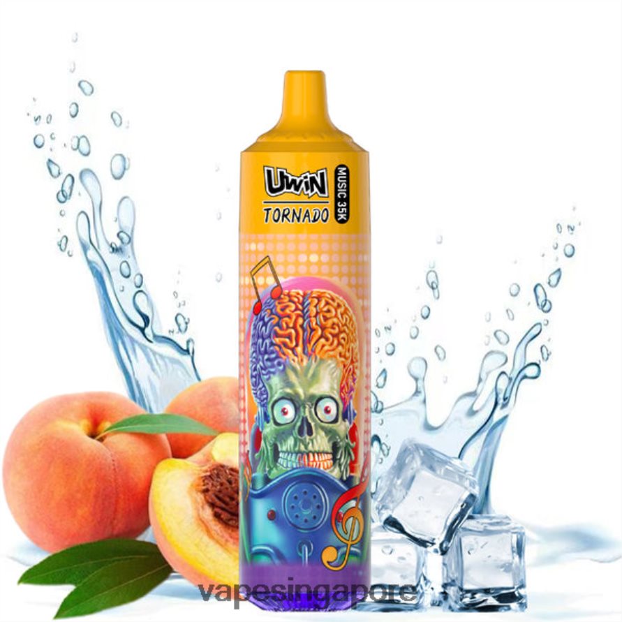Disposable E Cigarette Singapore Summer Peach Ice - UWIN CRYSTAL 35K DISPOSABLE VAPE N24T0H31