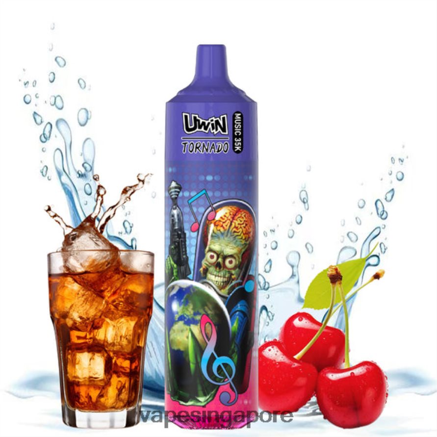 Vape Supplier Singapore Cherry Cola - UWIN CRYSTAL 35K DISPOSABLE VAPE N24T0H28