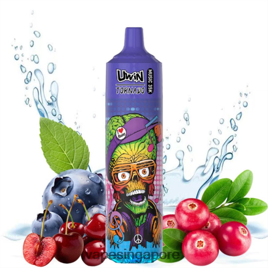 Vape Wholesale Near Me Blueberry Cherry Cranberry - UWIN CRYSTAL 35K DISPOSABLE VAPE N24T0H26