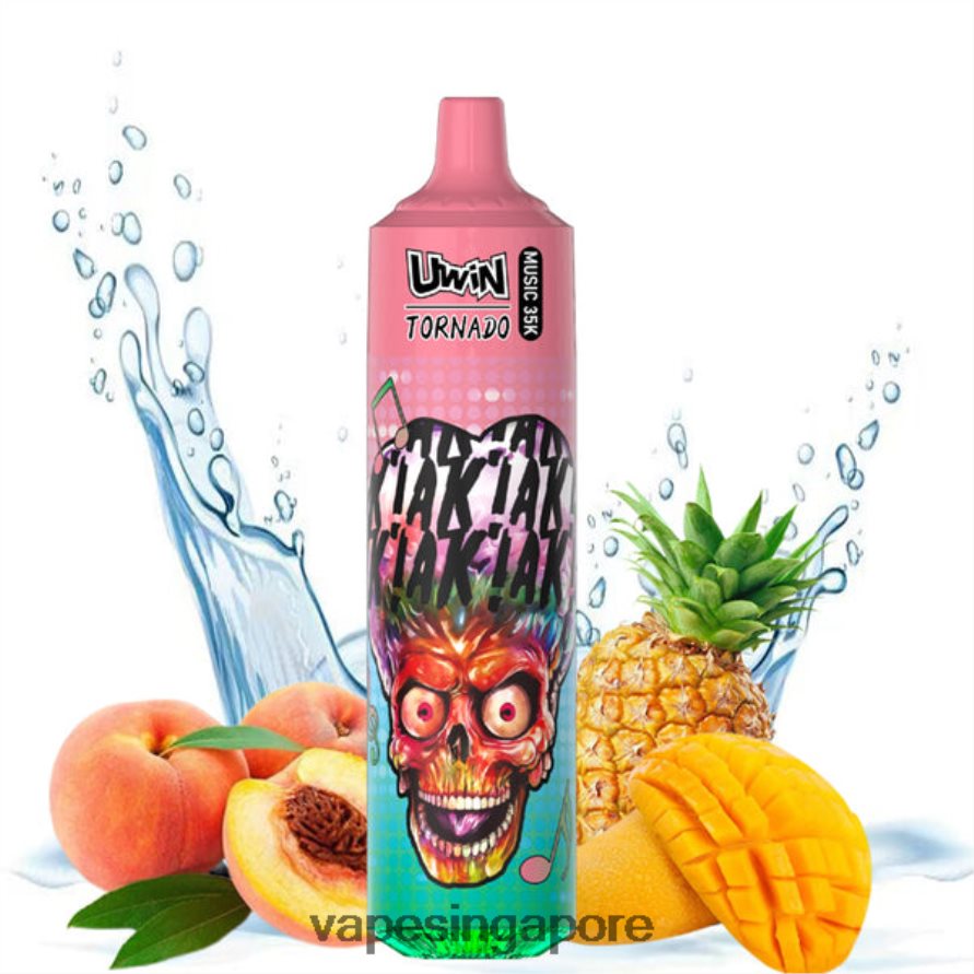 Vape Wholesale Prices Peach Mango Pineapple - UWIN CRYSTAL 35K DISPOSABLE VAPE N24T0H25
