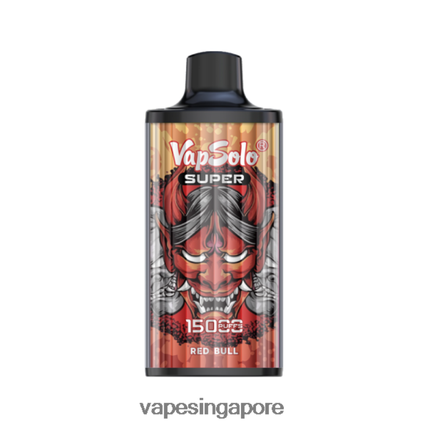 Best Disposable Vape Singapore ZB8480114 Vapsolo SUPER Disposable Vape Red Bull