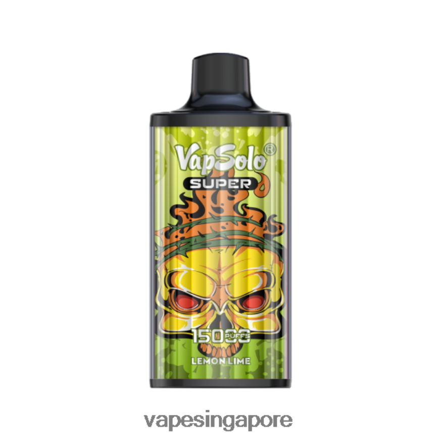 Disposable E Cigarette Singapore ZB8480112 Vapsolo SUPER Disposable Vape Lemon Lime