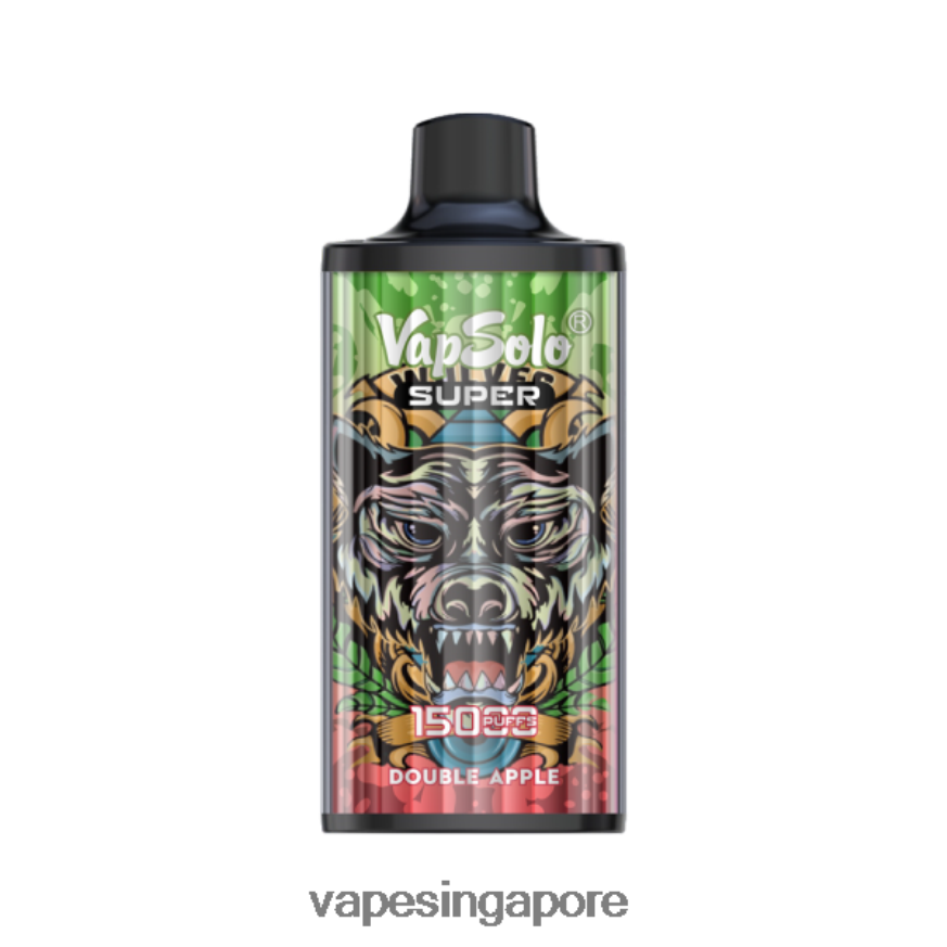 Disposable Vape Singapore ZB8480111 Vapsolo SUPER Disposable Vape Double Apple