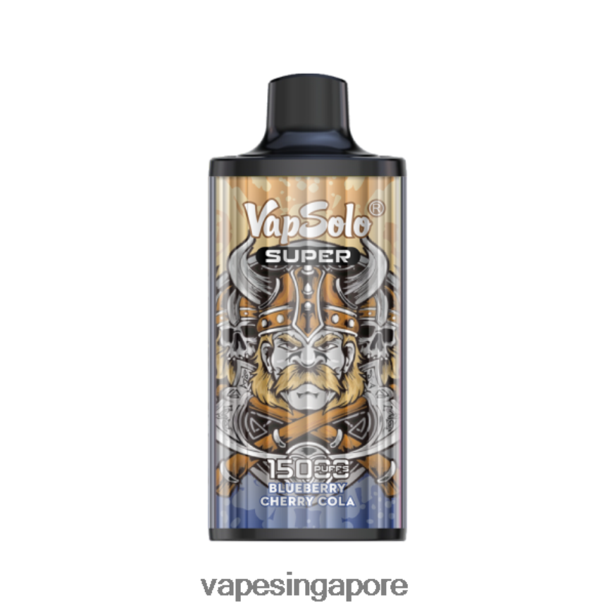 Vape Supplier Singapore ZB8480109 Vapsolo SUPER Disposable Vape Blueberry Cherry Cola