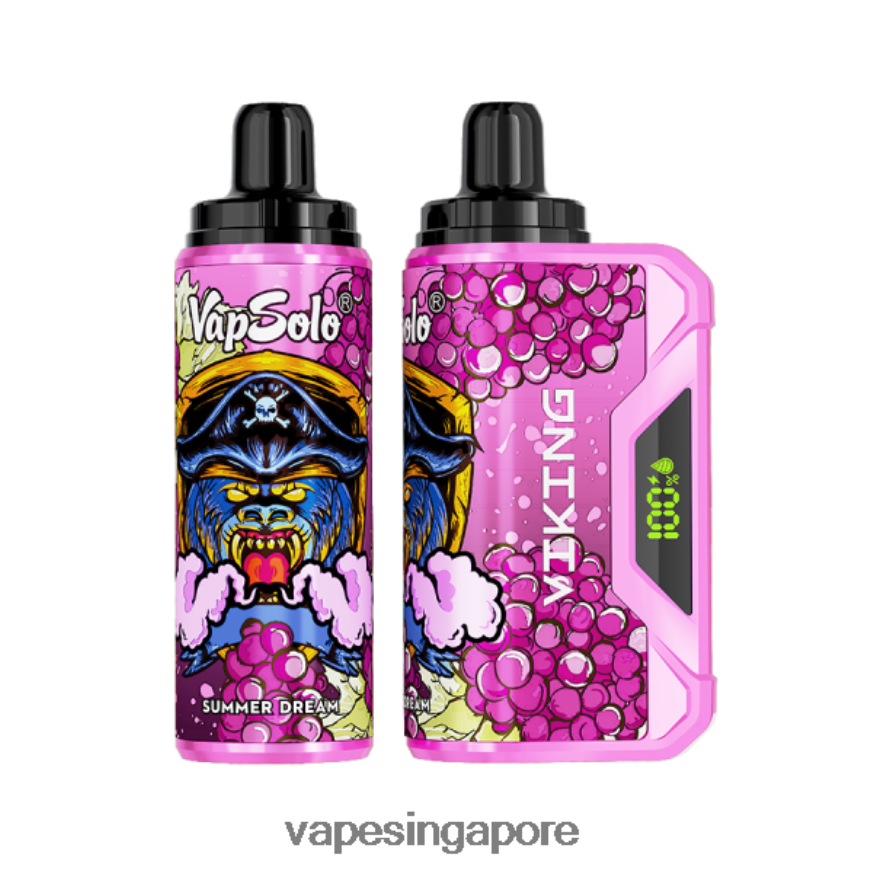 Best Disposable Vape Singapore ZB8480141 Vapsolo VIKING Disposable Vape Summer Dream