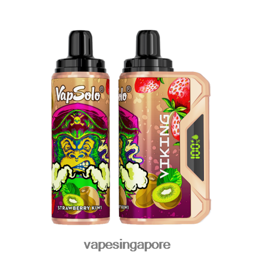 Disposable Vape Singapore ZB8480138 Vapsolo VIKING Disposable Vape Strawberry Kiwi
