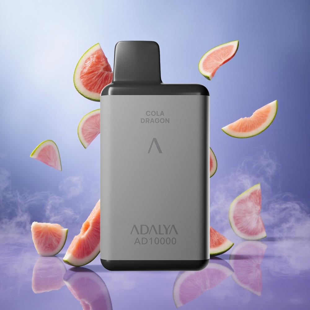 Adalya AD 10000 Puffs Blue Melon Disposable Vape Singapore Wholesale Space Gray USB-C Rechargeable