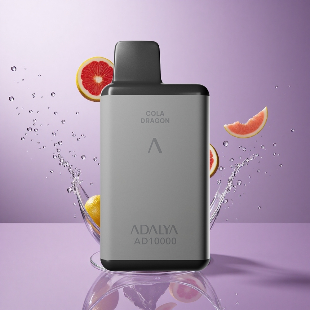 Adalya AD 10000 Puffs Disposable Vape Cactus Splash Singapore wholesale Space gray USB-C rechargeable