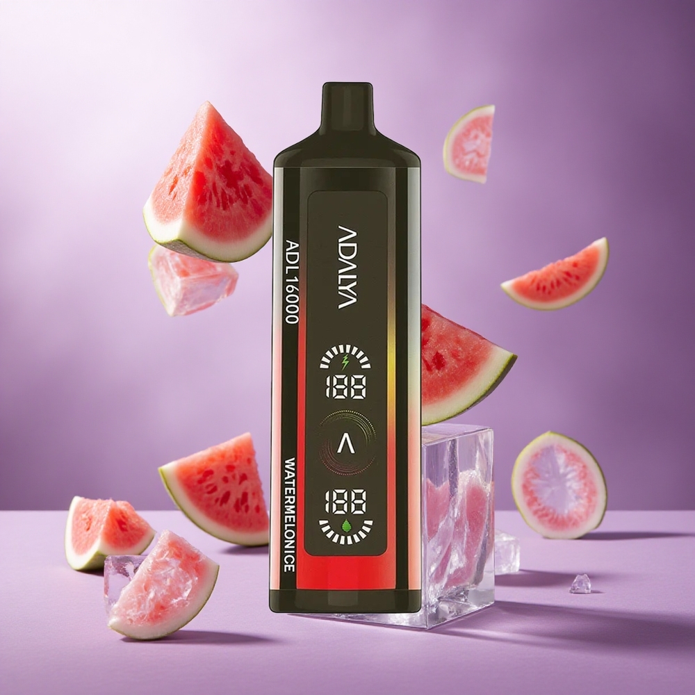Adalya ADL 16000 PRO Puffs Disposable Vape Watermelon Ice Singapore wholesale 25ml E-liquid 1000 mAh Battery