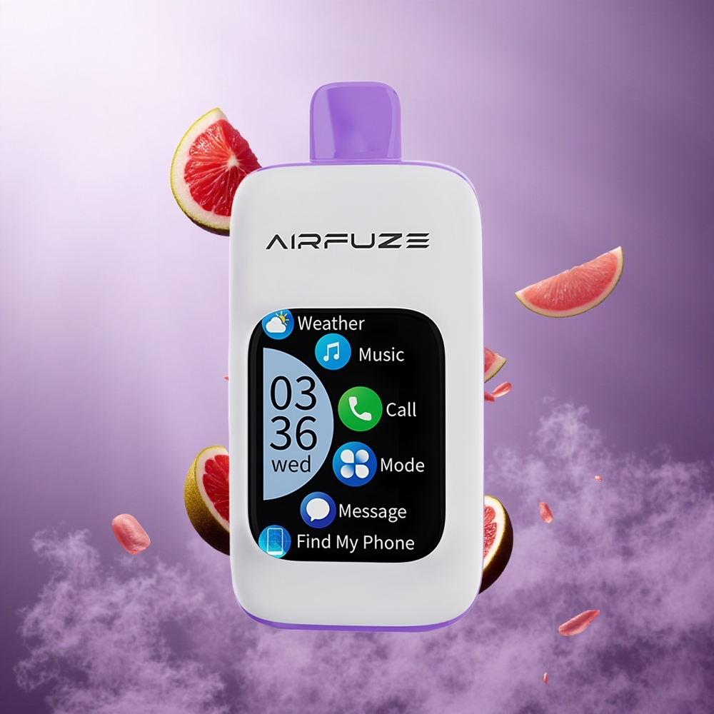 AirFuze Smart 30000 Puffs Grape Burst Singapore Wholesale 5% Nicotine Strength 900mAh Battery Capacity