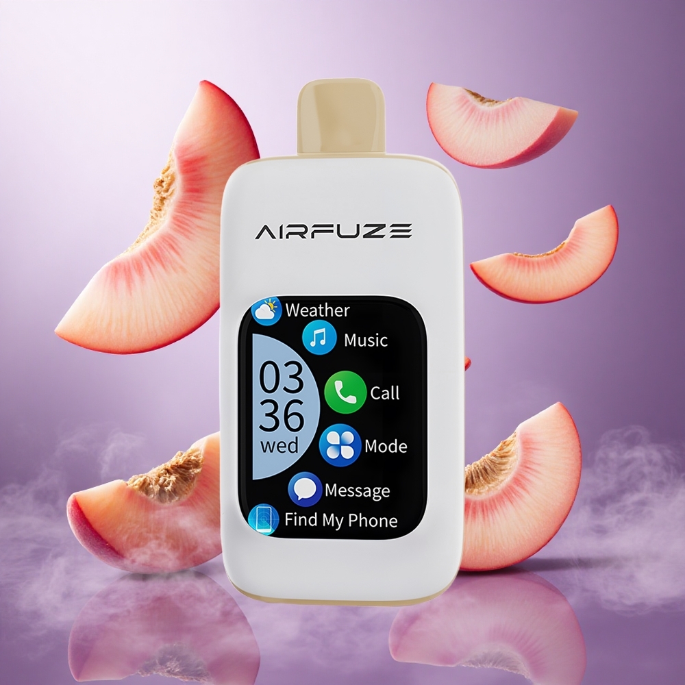 AirFuze Smart 30000 Puffs Juicy Peach Singapore Wholesale 900mAh Battery Type-C Charging