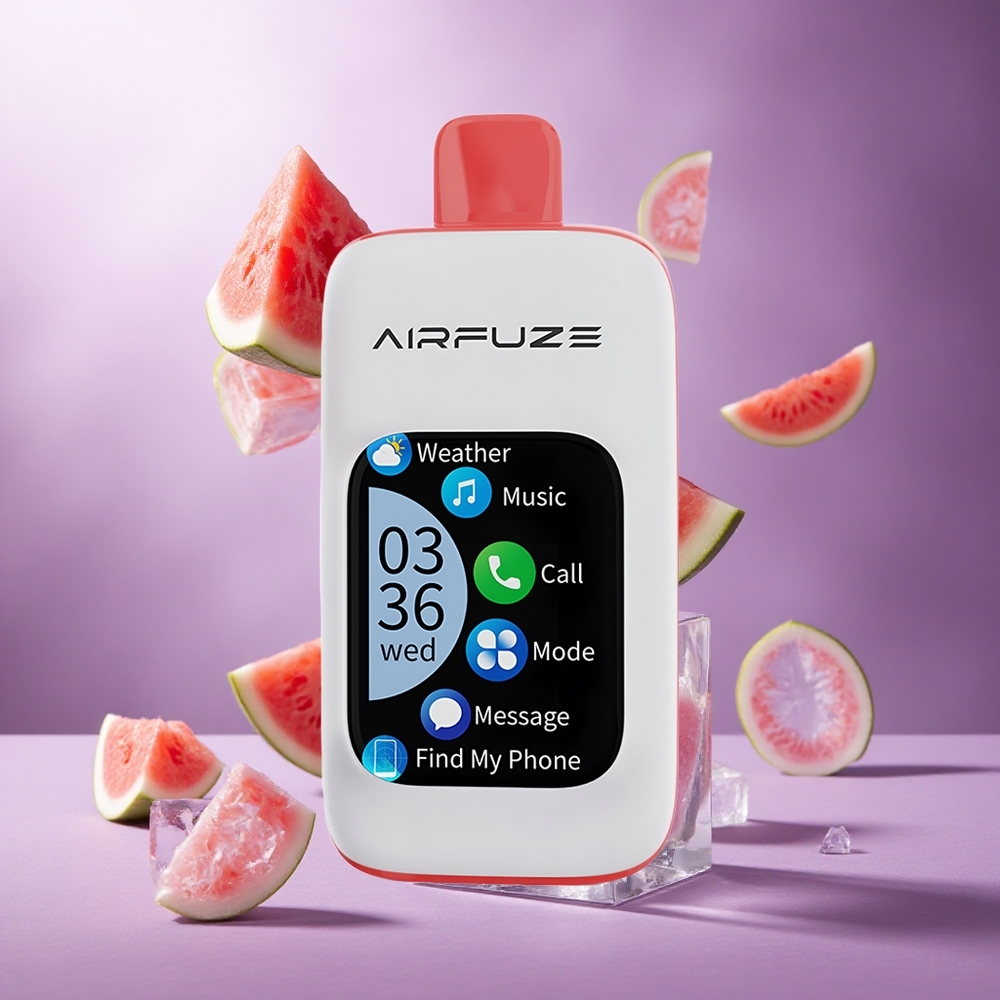 AirFuze Smart 30000 Puffs Watermelon Ice Singapore wholesale 900mAh Battery Type-C Charging