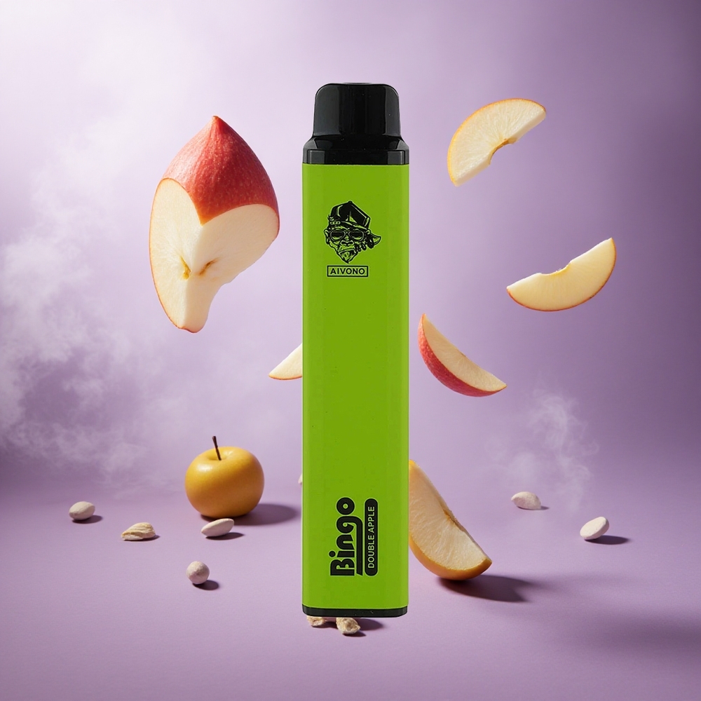 Aivono Aim Bingo 4000 Puffs Double Apple Singapore Wholesale 10mL E-Liquid Capacity 1000mAh Rechargeable Battery