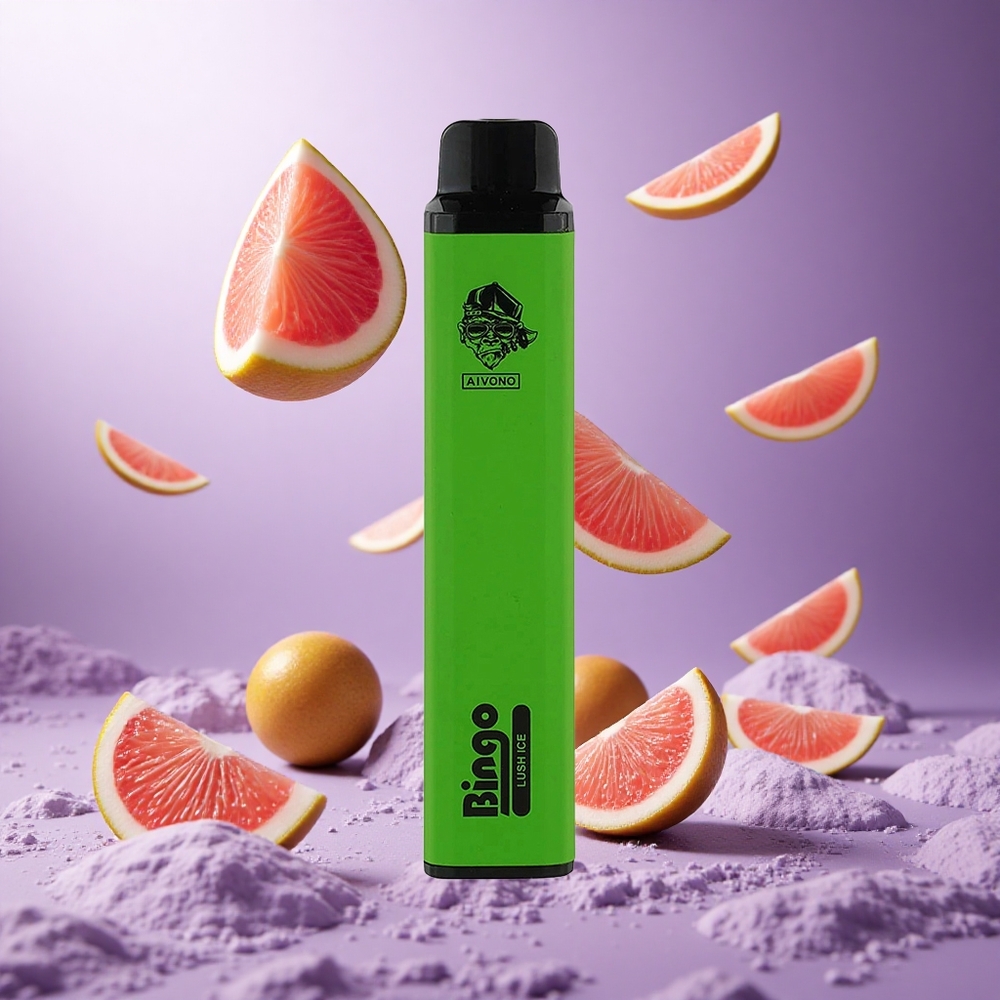 Aivono Aim Bingo 4000 Puffs Lush Ice Singapore Wholesale 1000mAh Rechargeable Battery 10mL E-Liquid Capacity