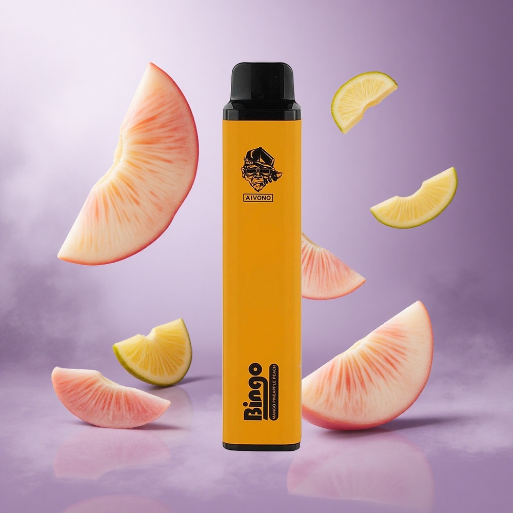Aivono Aim Bingo 4000 Puffs Pineapple Peach Singapore wholesale 10mL 1000mAh