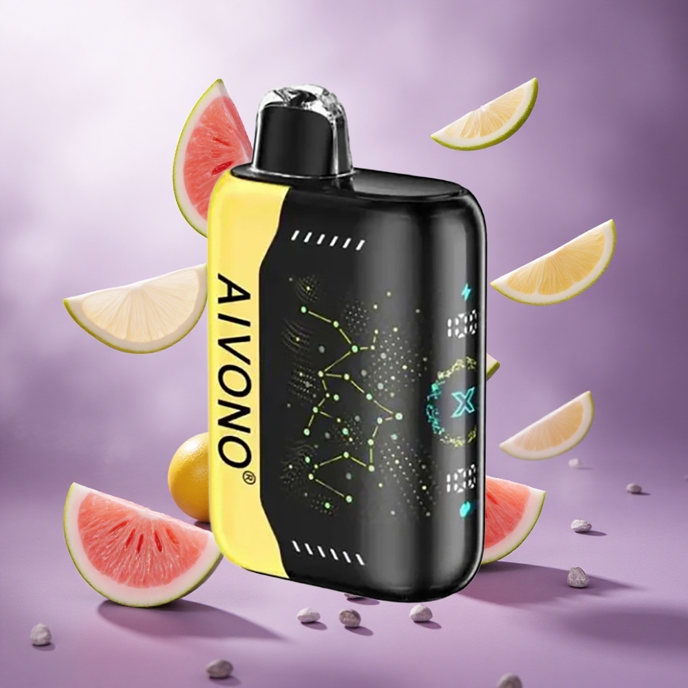 Aivono Aim Boom 25000 Puffs Melon Lemon Singapore Wholesale 28ml E-Liquid Capacity 650mAh Battery