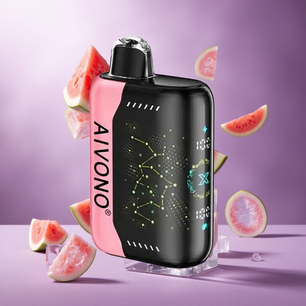 Aivono Aim Boom 25000 Puffs Watermelon Ice Singapore Wholesale 28ml E-Liquid Capacity 650mAh Battery