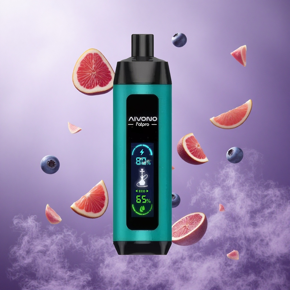 Aivono Aim Fatpro 22000 Puffs Blueberry Singapore wholesale 28ml E-liquid 600mah Rechargeable