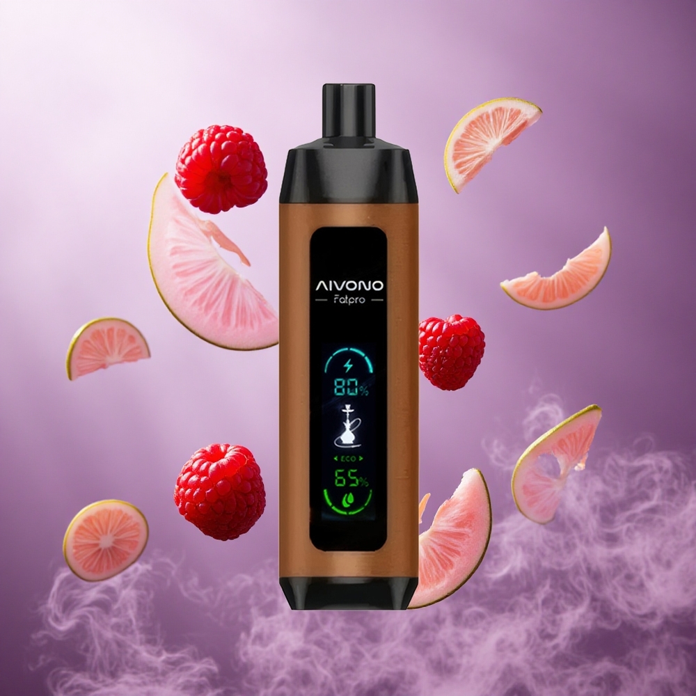 Aivono Aim Fatpro 22000 Puffs Cherry Raspberry Singapore Wholesale 28ml E-liquid 600mah Rechargeable