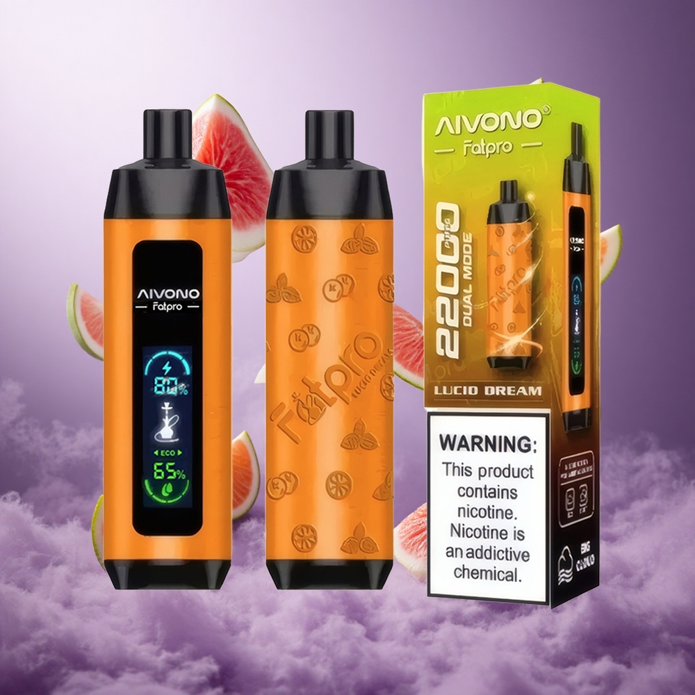 Aivono Aim Fatpro 22000 Puffs Lucid Dream Singapore wholesale 28ml E-liquid 600mah Rechargeable