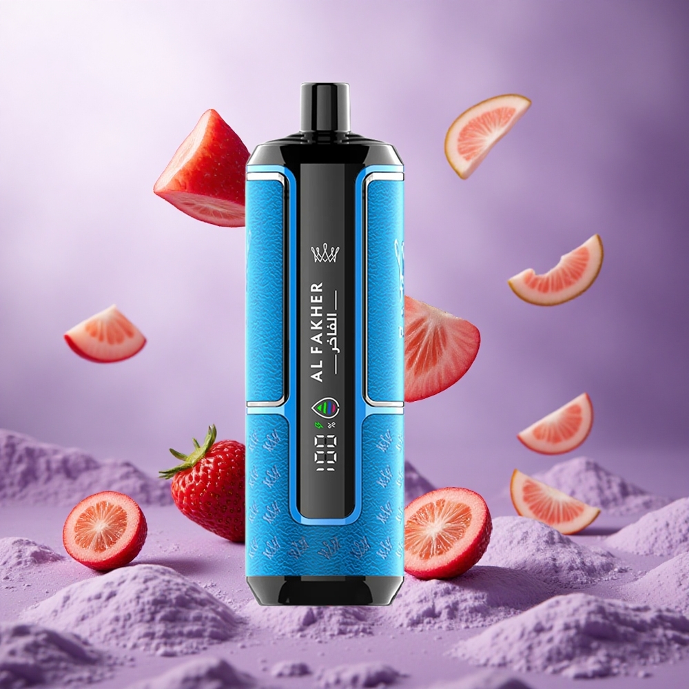 Al Fakher Crown Bar 15K Hypermax Berry Ice Singapore Wholesale 22ml E-Liquid Capacity Up to 15,000 Puffs