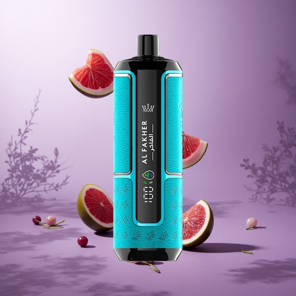 Al Fakher Crown Bar 15K Hypermax Disposable Vape Kit Blackcurrant Mint Singapore Wholesale 22ml E-Liquid Capacity Up to 15,000 Puffs