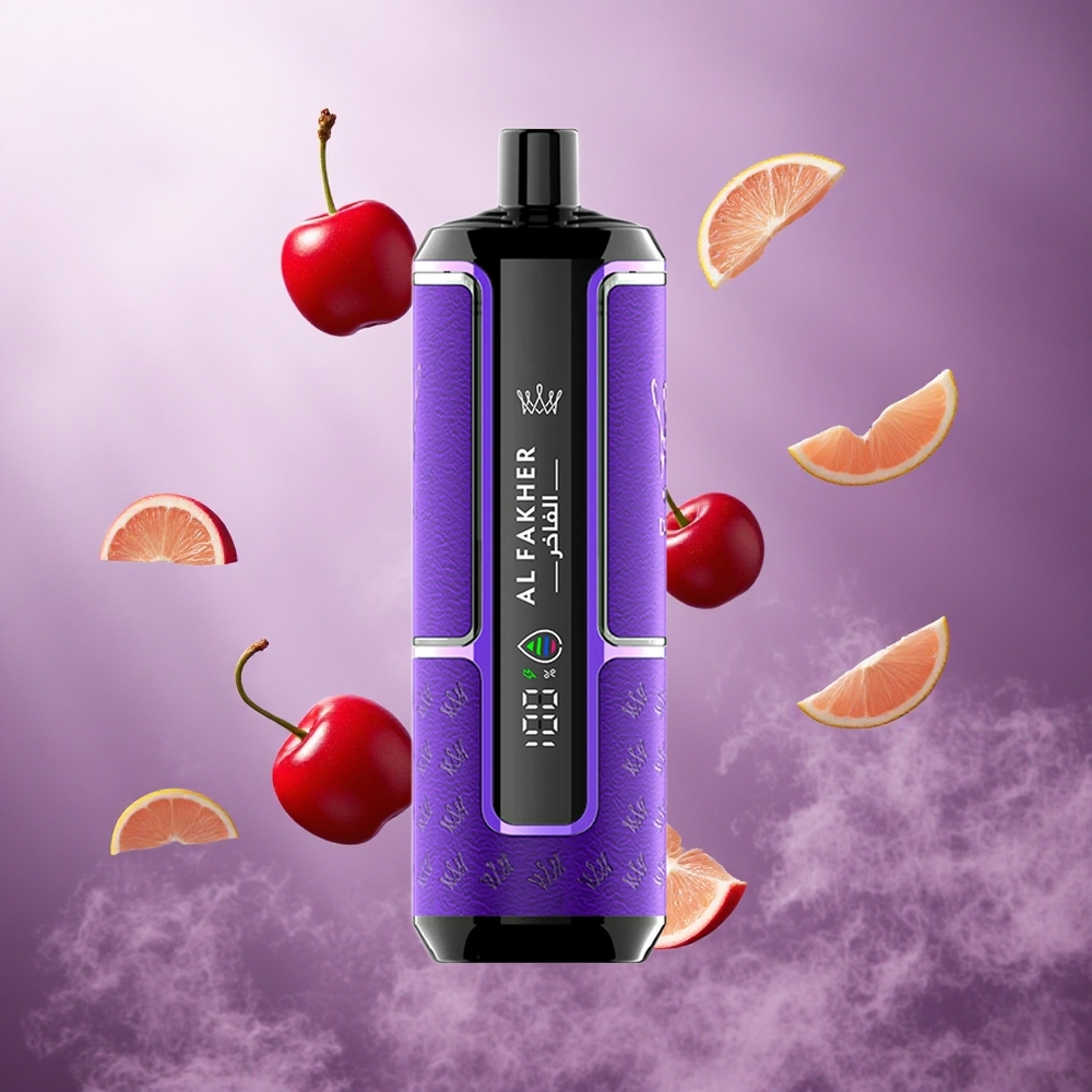 Al Fakher Crown Bar 15K Hypermax Disposable Vape Kit Cherry Fiesta Singapore Wholesale 22ml 15,000 Puffs