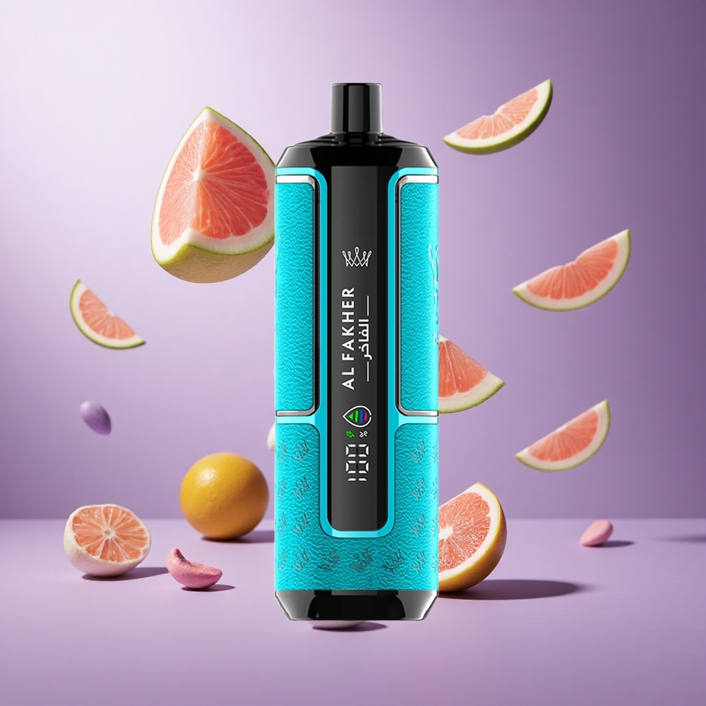 Al Fakher Crown Bar 15K Hypermax Disposable Vape Kit Gum Mint Singapore Wholesale 22ml E-Liquid Capacity Up to 15,000 Puffs