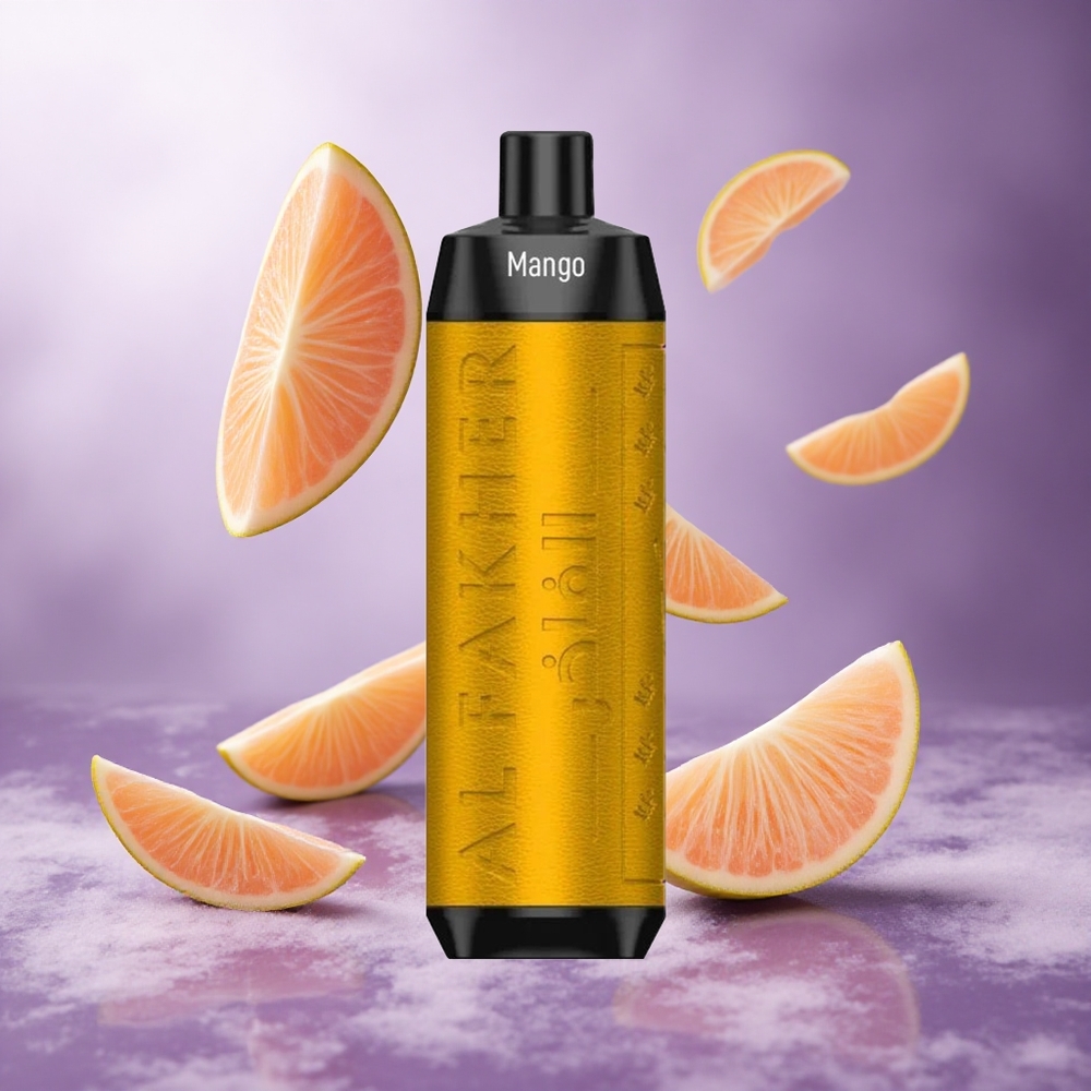 Al Fakher Crown Bar 8000 Puffs Mango Ice Singapore Wholesale 18ml e-Liquid Capacity 600mah Battery