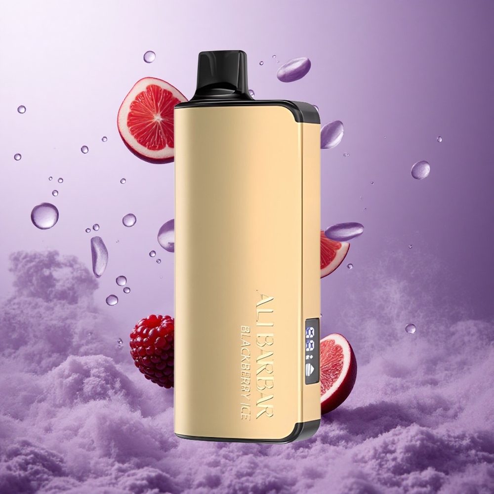 Alibarbar Ingot 9000 Puffs Blackberry Ice Singapore wholesale 22ml E-liquid capacity 2350mah Battery Capacity