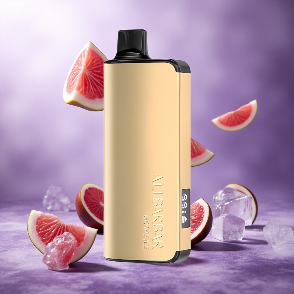 Alibarbar Ingot 9000 Puffs Grape Ice Singapore Wholesale 22ml E-liquid capacity 2350mah Battery Capacity