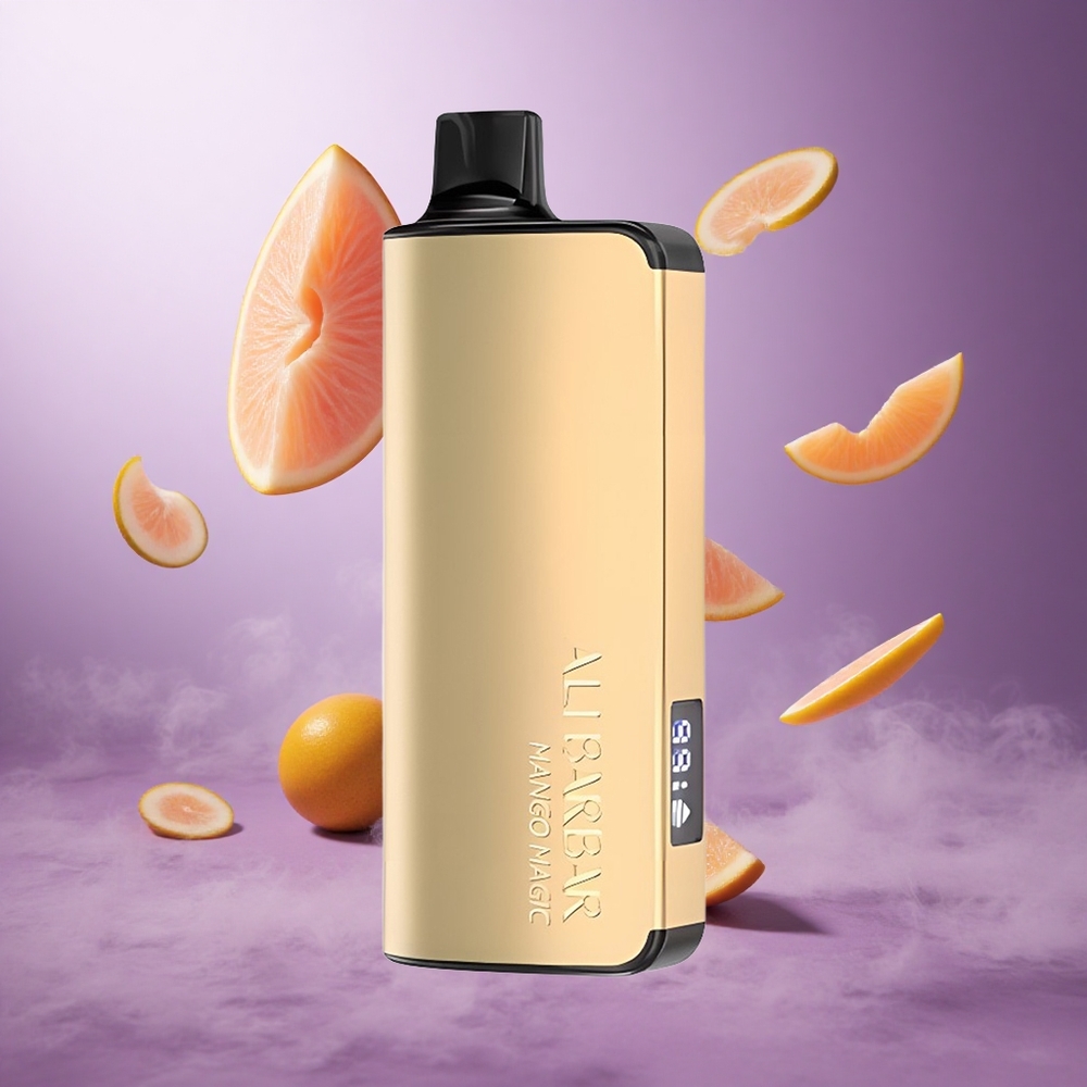 Alibarbar Ingot 9000 Puffs Mango Magic Singapore Wholesale 22ml E-liquid Capacity 2350mAh Battery Capacity