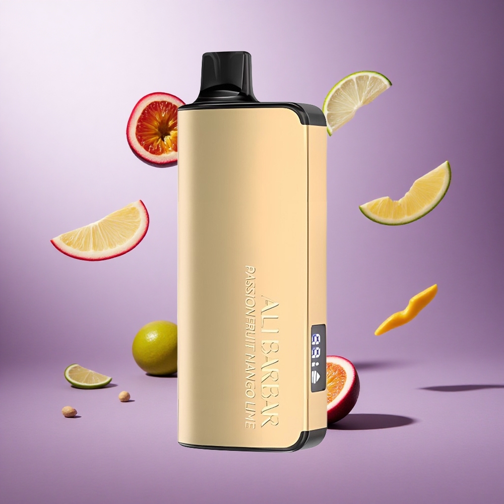 Alibarbar Ingot 9000 Puffs Passionfruit Mango Lime Singapore Wholesale 22ml E-liquid Capacity 2350mah Battery Capacity