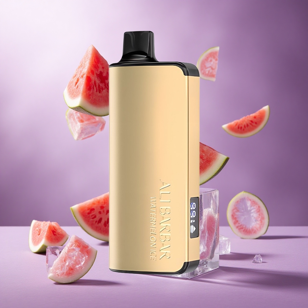 Alibarbar Ingot 9000 Puffs Watermelon Ice Singapore wholesale 22ml E-liquid capacity 2350mah Battery Capacity
