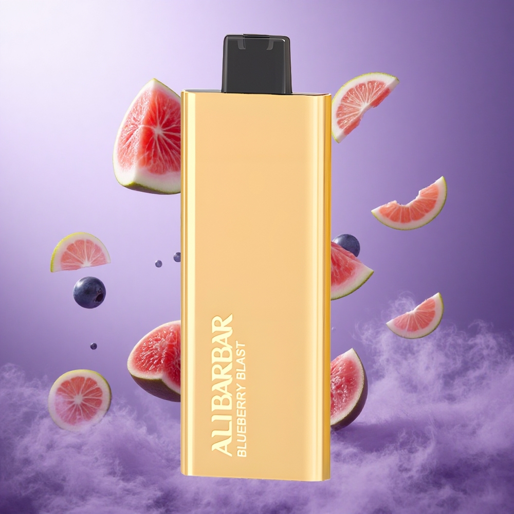 Alibarbar Pandora 7000 Puffs Disposable Vape Blueberry Blast Singapore Wholesale 17 ml E-liquid Capacity 1.0 Ohm Coil Resistance