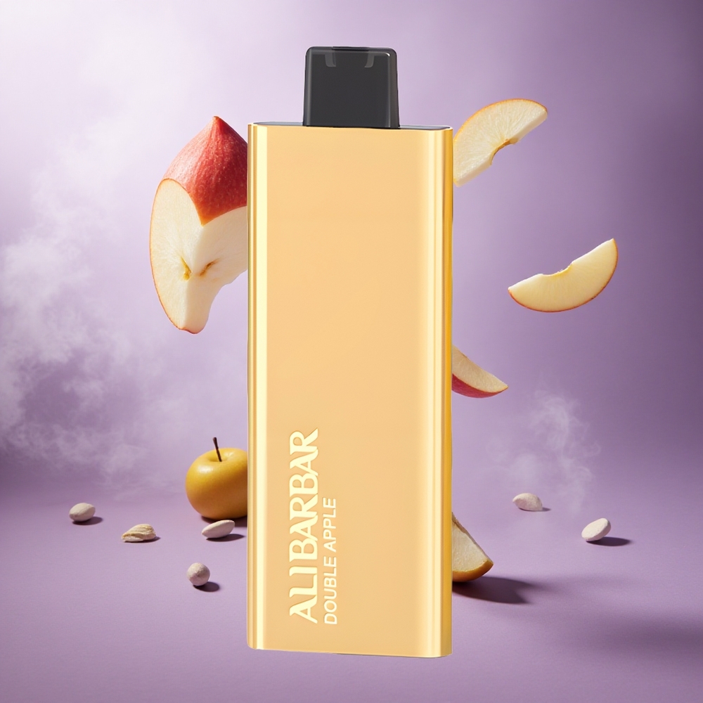 Alibarbar Pandora 7000 Puffs Double Apple Singapore Wholesale 17 ml E-liquid Capacity 1.0 Ohm Coil Resistance