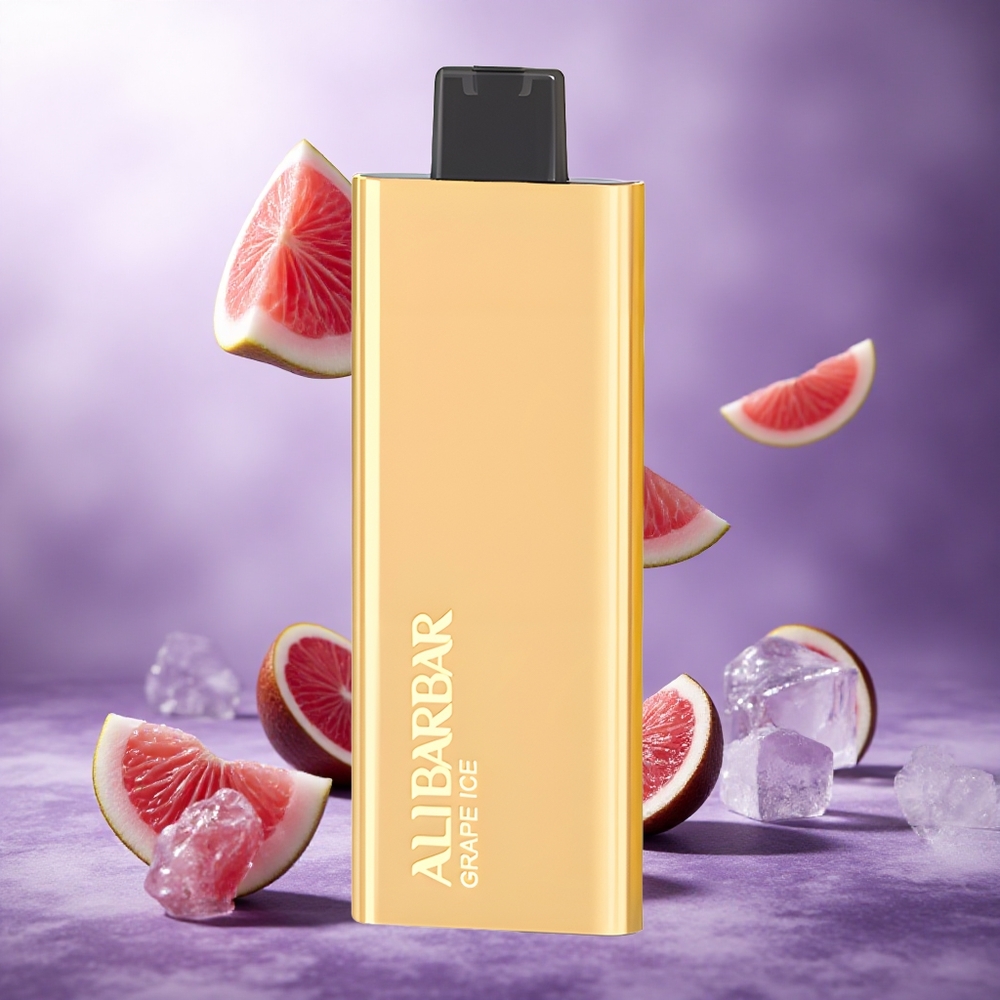 Alibarbar Pandora 7000 Puffs Grape Ice Singapore Wholesale 17 ml E-liquid Capacity 1.0 Ohm Coil Resistance