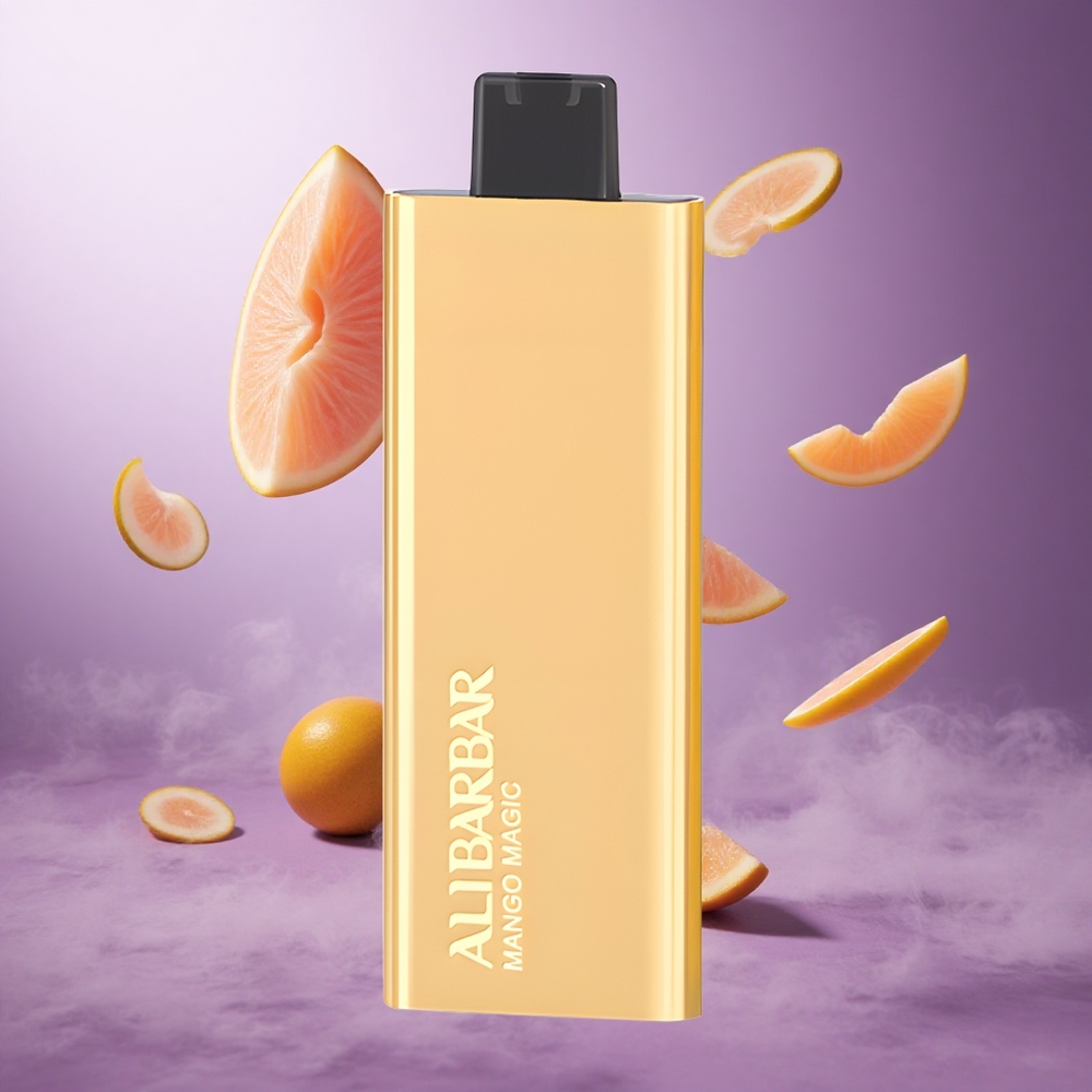 Alibarbar Pandora 7000 Puffs Mango Magic Singapore wholesale Disposable Vape 17 ml E-liquid capacity 1.0 Ohm Coil resistance