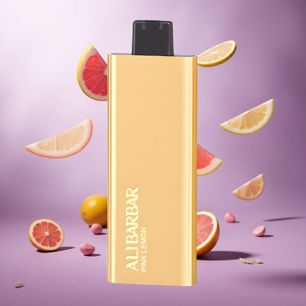 Alibarbar Pandora 7000 Puffs Pink Lemon Disposable Vape Singapore Wholesale 17 ml E-liquid Capacity 1.0Ω Coil Resistance