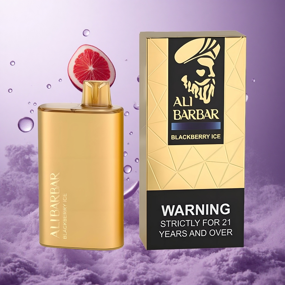 Alibarbar Rich 8000 Puffs Blackberry Ice Singapore Wholesale 20ml Eliquid Capacity Up to 8000 Puffs
