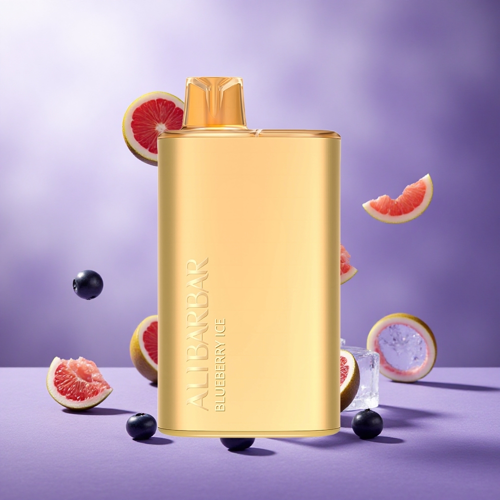 Alibarbar Rich 8000 Puffs Blueberry Ice Singapore Wholesale 20ml Eliquid Capacity 2000 mAh Battery Capacity