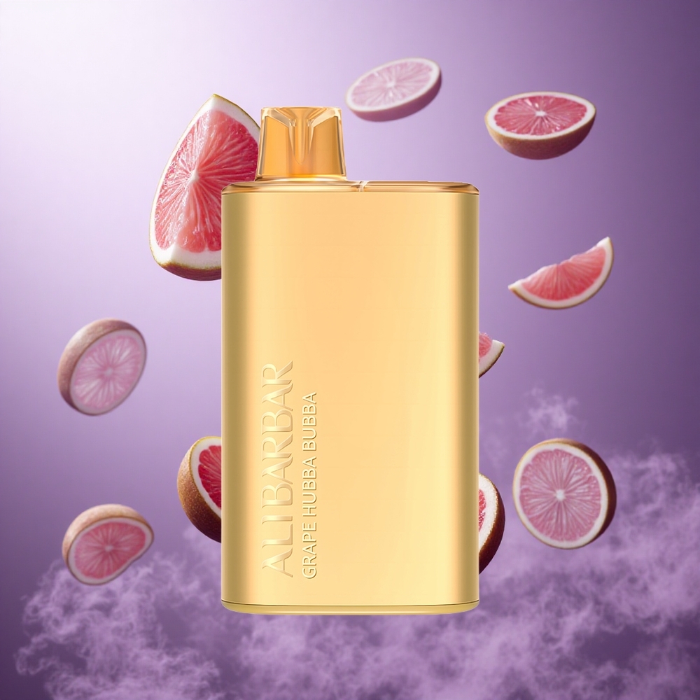 Alibarbar Rich 8000 Puffs Grape Hubba Bubba Singapore wholesale 20ml Eliquid Capacity 2000 mAh Battery Capacity