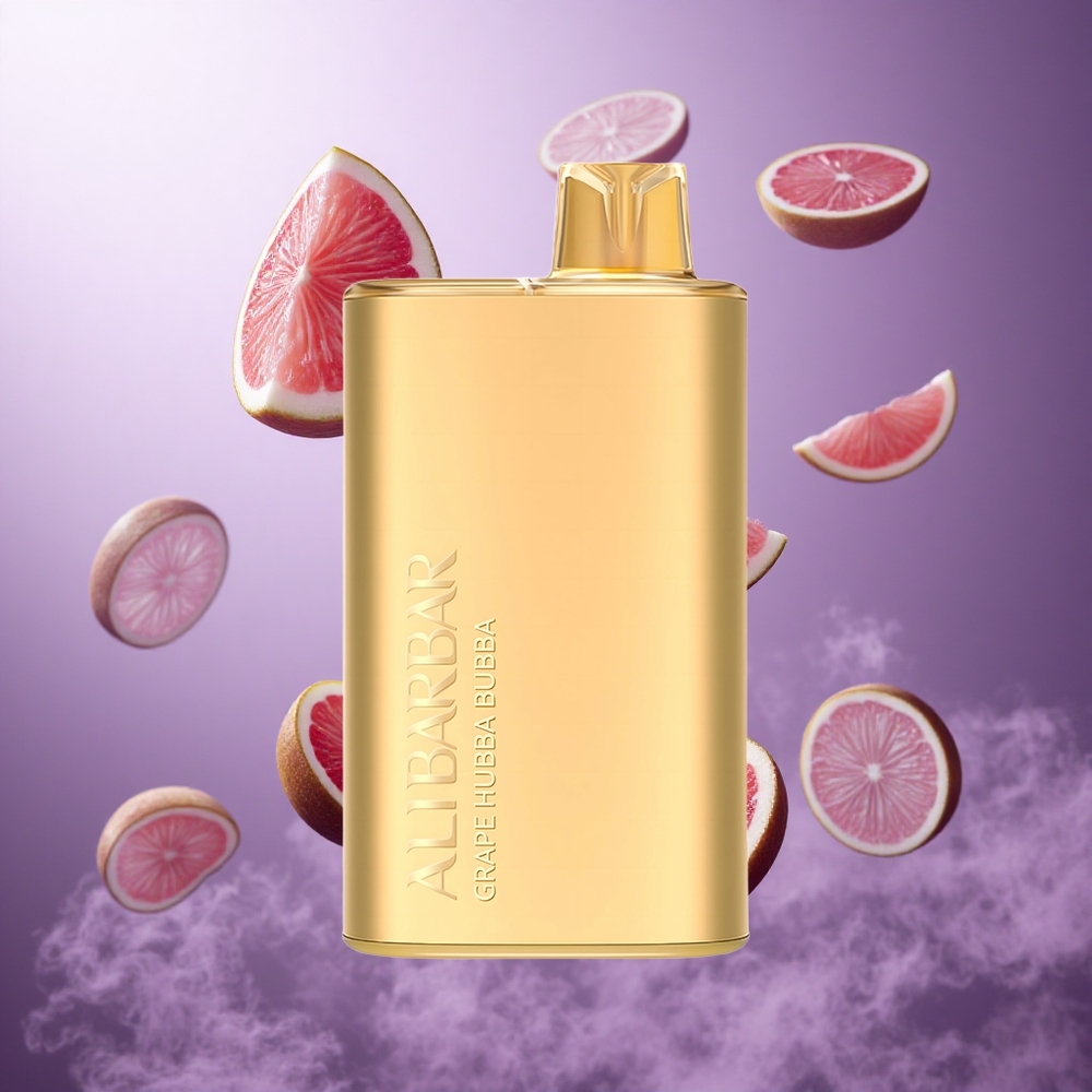 Alibarbar Rich 8000 Puffs Grape Hubba Bubba Singapore wholesale 20ml Eliquid Capacity 2000 mAh Battery Capacity