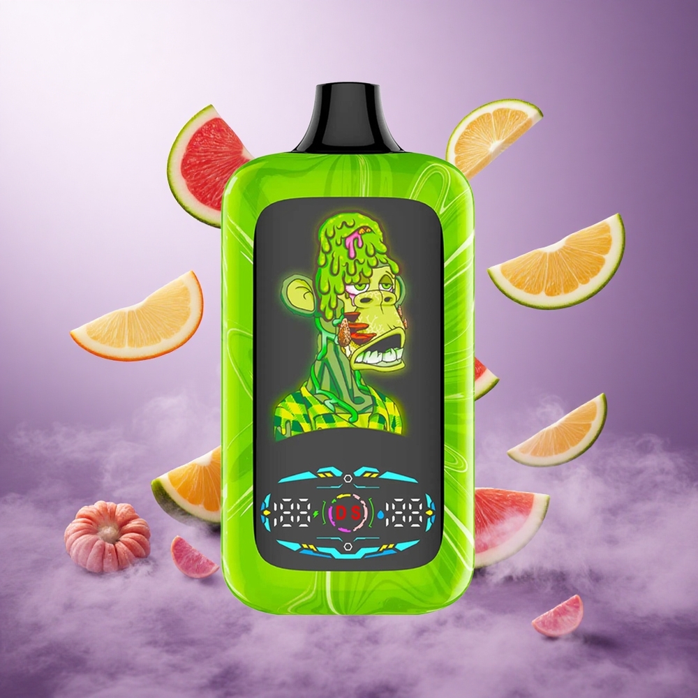 Fumot Digital Monkey 40000 Puffs Tropical Rainbow Blast Singapore Wholesale Dual Mesh Coil 850 MAH Battery