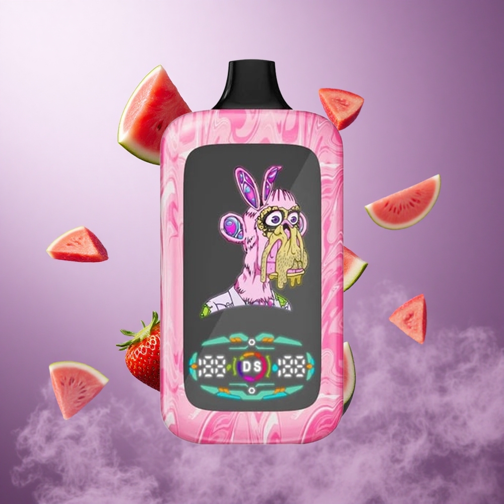 Fumot Digital Monkey 40000 Strawberry Watermelon Singapore Wholesale Dual Mesh Coil 850 MAH Battery