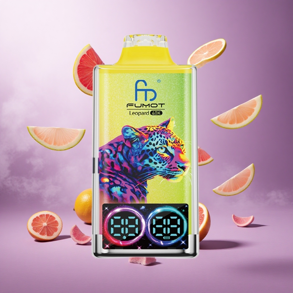Fumot Leopard 40000 Puffs Pink Lemonade Singapore Wholesale 0% 2% 3% 5% Nicotine Dual Mesh