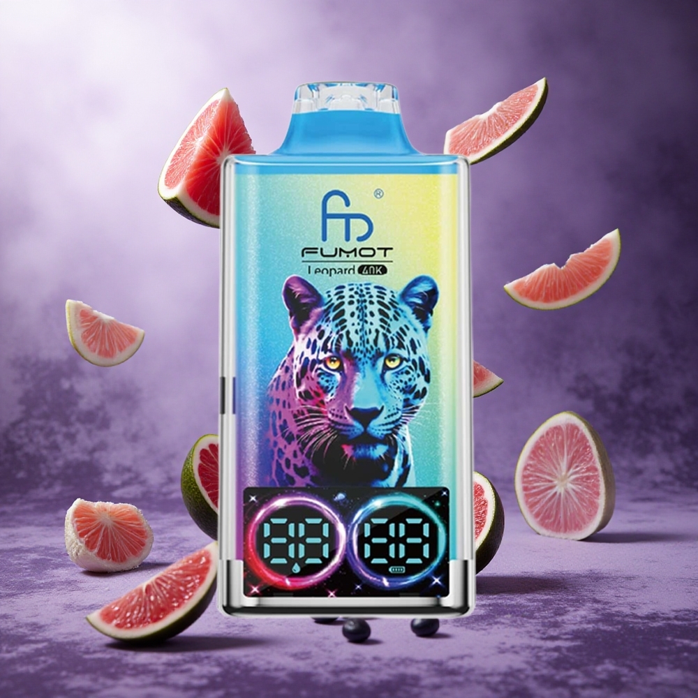 Fumot Leopard 40K Puffs Black Dragon Ice Singapore Wholesale Dual Mesh 0% 2% 3% 5% Nicotine