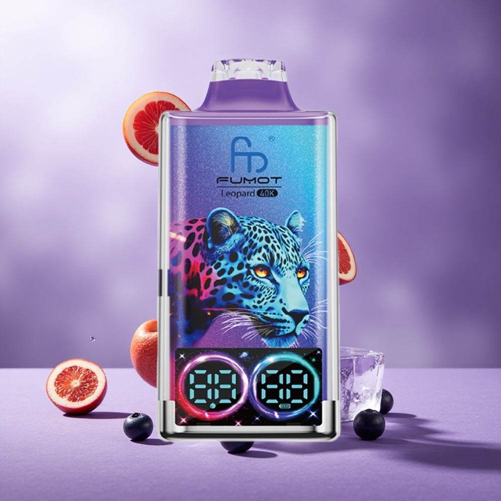 Fumot Leopard 40K Puffs Blueberry on Ice Singapore wholesale 0% 2% 3% 5% Nicotine 700mAh Battery