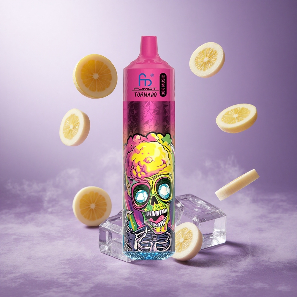 Fumot Randm Tornado 30000 Puffs Banana Ice Singapore Wholesale 30mL Pre-filled 600mAh Rechargeable